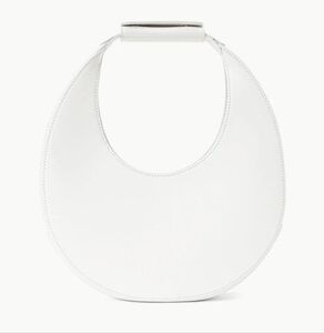 NWT Staud Leather Moon Bag - Color Paper White
